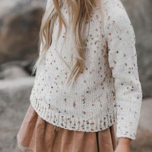 Rylee + Cru Confetti Pom Chenille Sweater